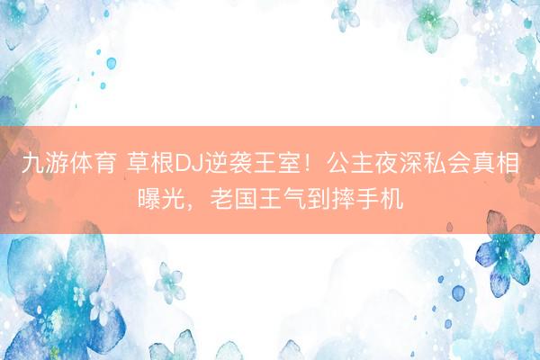 九游体育 草根DJ逆袭王室！公主夜深私会真相曝光，老国王气到摔手机